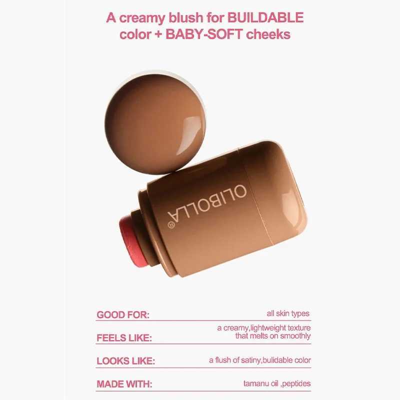 Blush Stick For Lips Cheeks Long-lasting Contouring Portable Pocket Blush Soft Natural Flushed Makeup Look Hot NewXJ240821