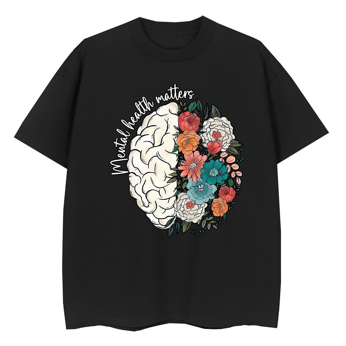 Factory Direct T Shirt For Woman Comfortable 230g Cotton Women Tshirts Custom Print Plus Size flower Home Outdoor 5A Top Tees