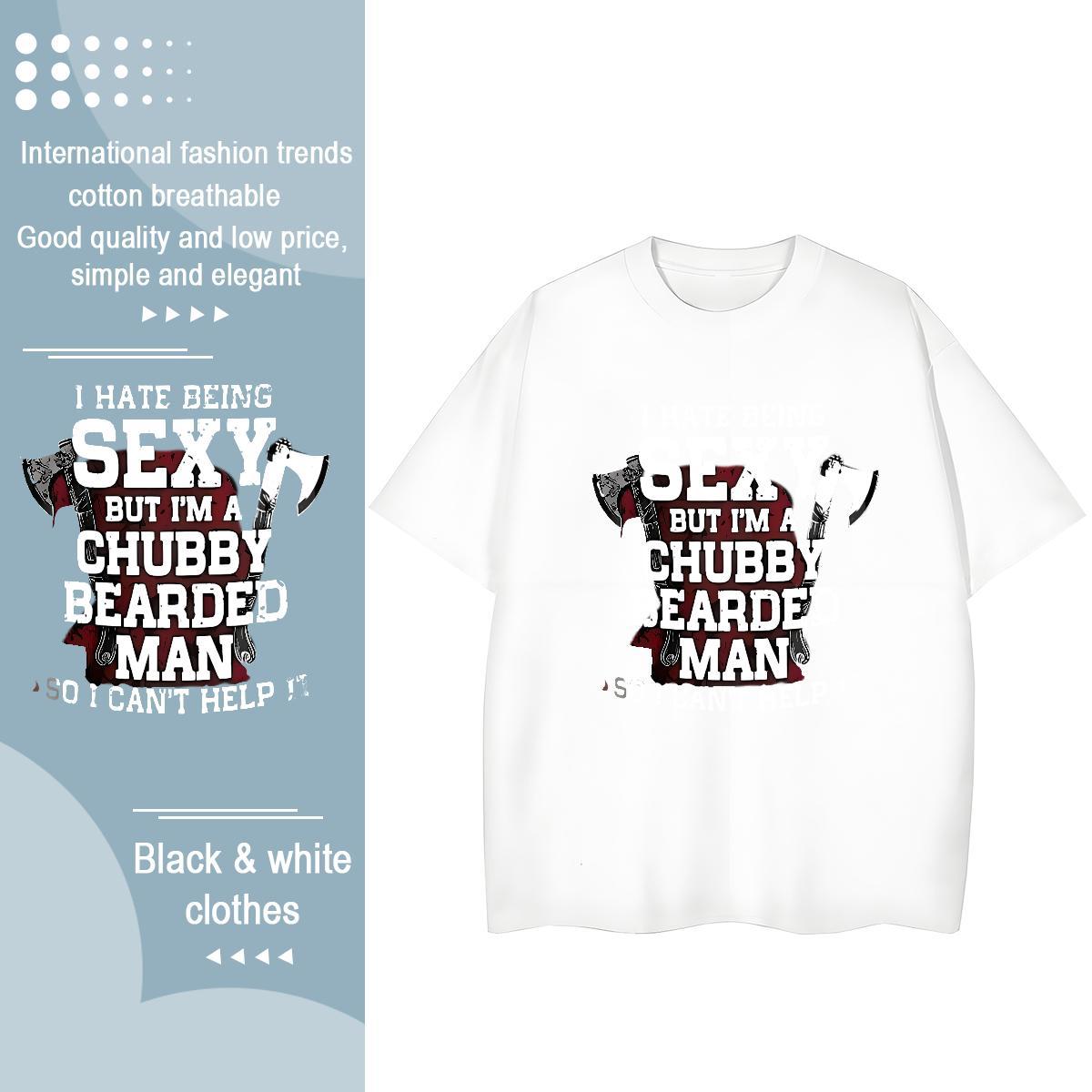 High quality Women Tshirts 230g Cotton letter Hip Hop Street T-Shirts Breathable Cartoon Anime Wear