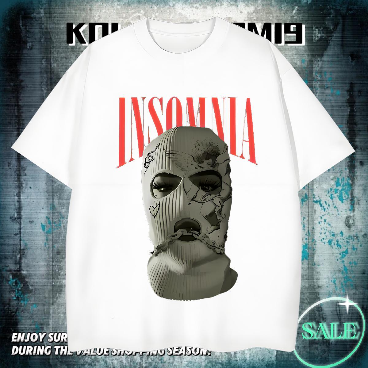 Soft Men Tees Street Wear 230g Pure Cotton Custom Printed O Neck Short Sleeves Masked man Men T Shirts Fashion Top Tees