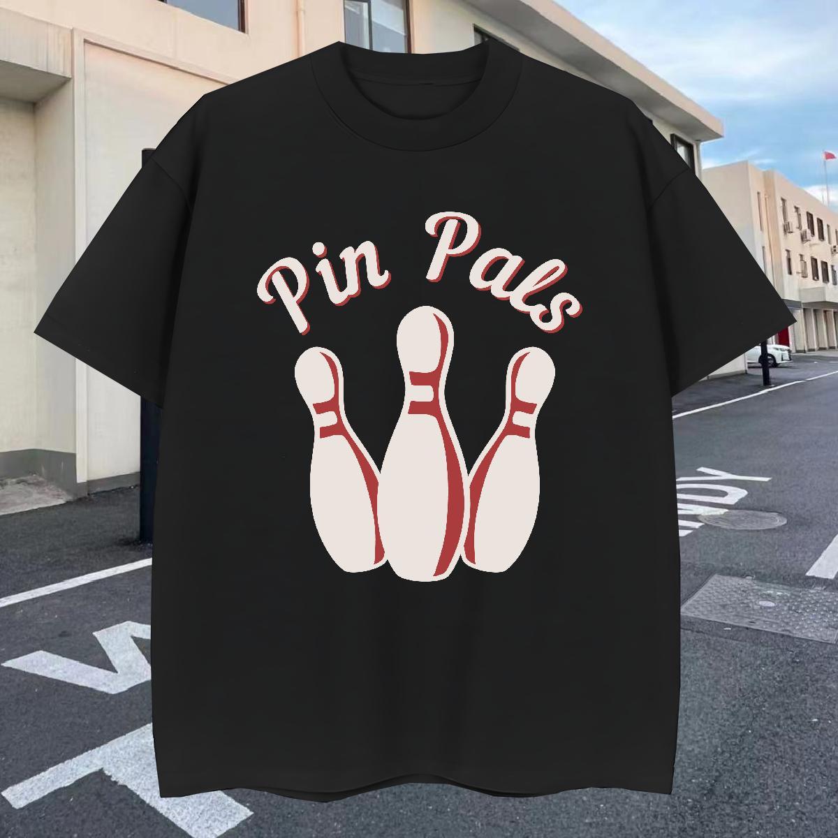 TOP Quality Mens Tshirts Beach 100% Cotton 230g Custom Cartoon Breathable Crew Neck pin pals T Shirt For Man New Clothes