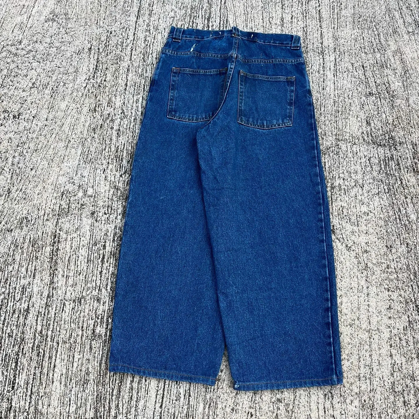 Y2k Baggy Jeans Women Jeans Sky Blue Wide Denim Pants Oversize Cargo Fashion Male Clothes Streetwear Trousers High Waisted Jeans 240821