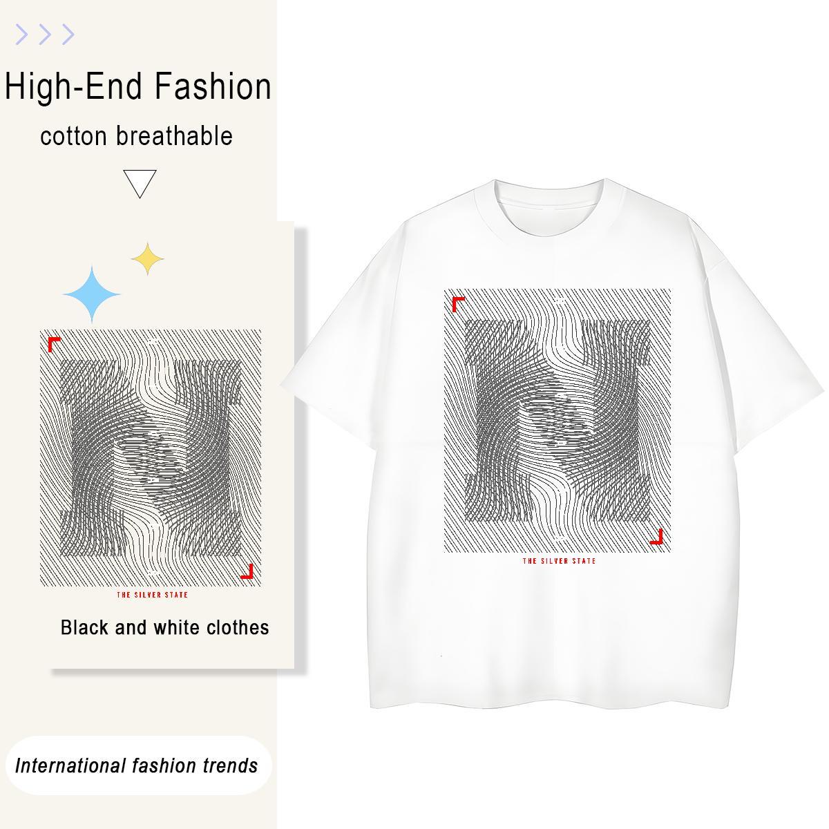 Designer Men Tees Home Outdoor 230g Cotton Custom Anime Breathable Short Sleeve letter Men T Shirts Free Shipping Tops