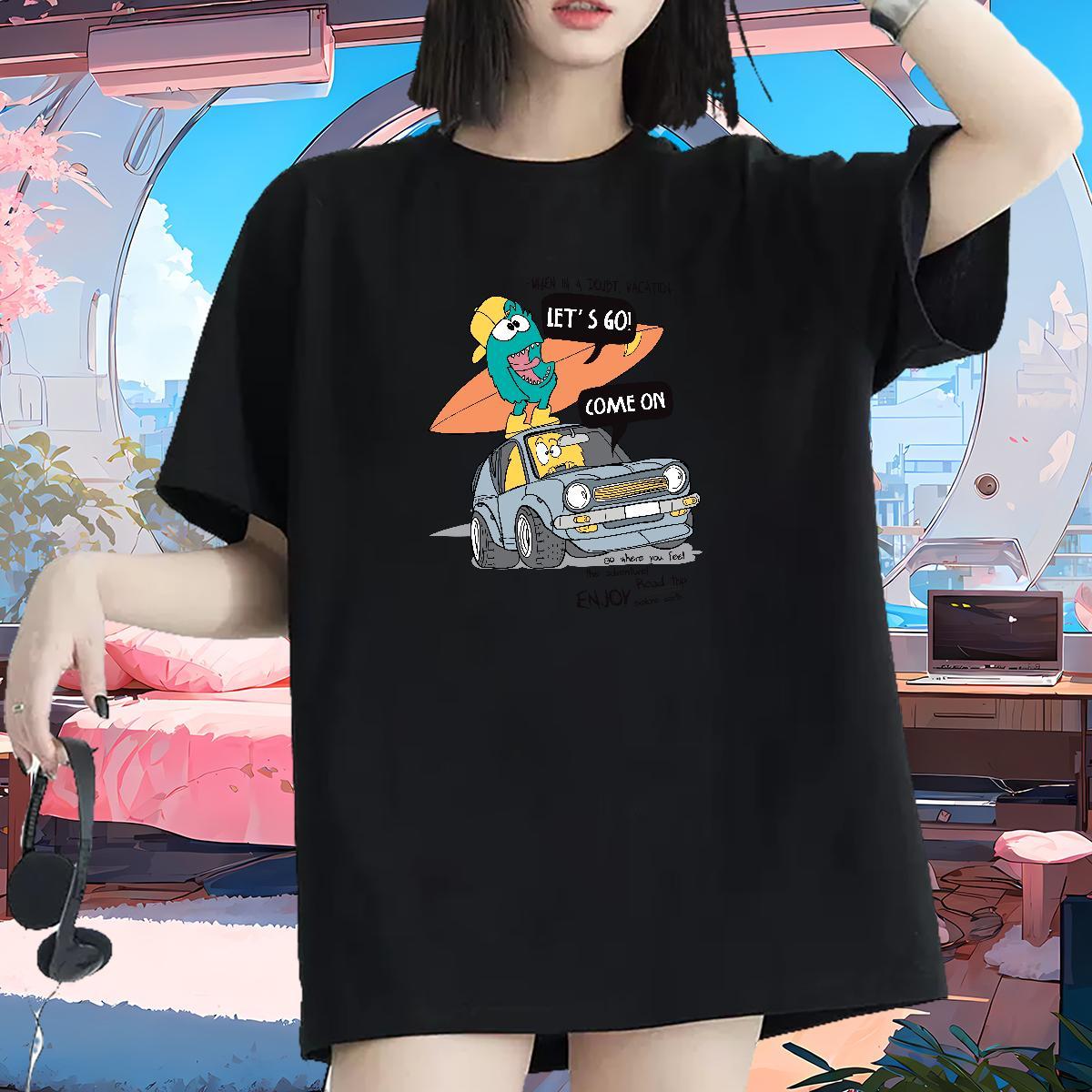 Free Shipping Tshirt for Man Woman 230g Pure Cotton USA Street Wear Womens T Shirts Breathable Plus Size Custom Top Shirts