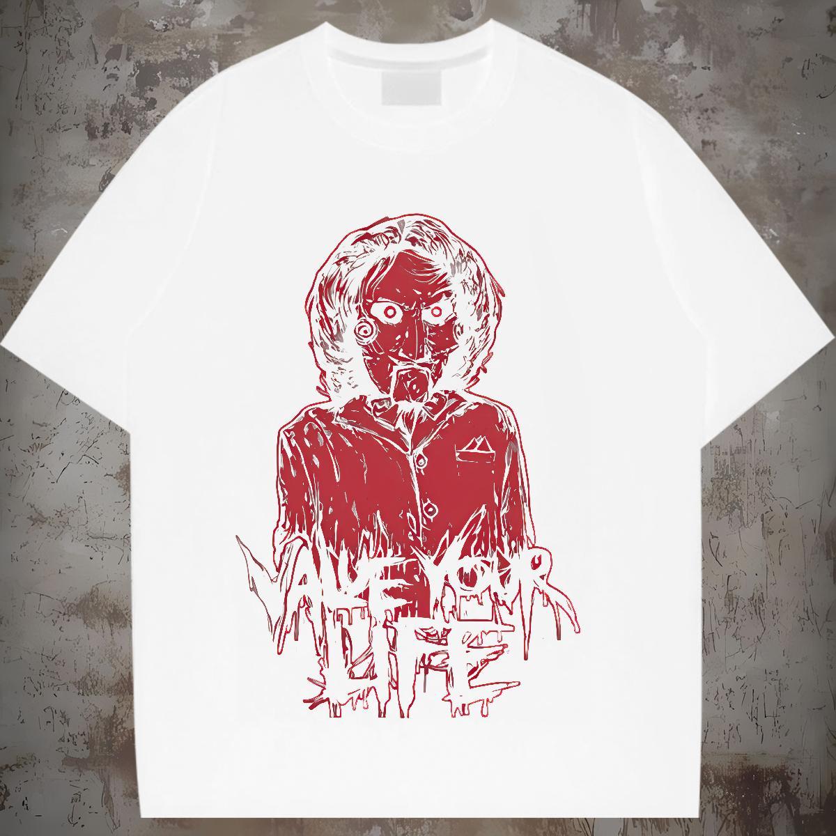 High quality Woman Tshirt 230g 100% Cotton skull Spring Summer T Shirt For Woman Crew Neck Skull Tshirts