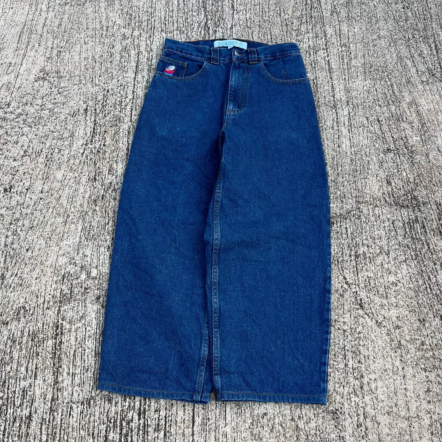 Y2k Baggy Jeans Women Jeans Sky Blue Wide Denim Pants Oversize Cargo Fashion Male Clothes Streetwear Trousers High Waisted Jeans 240821