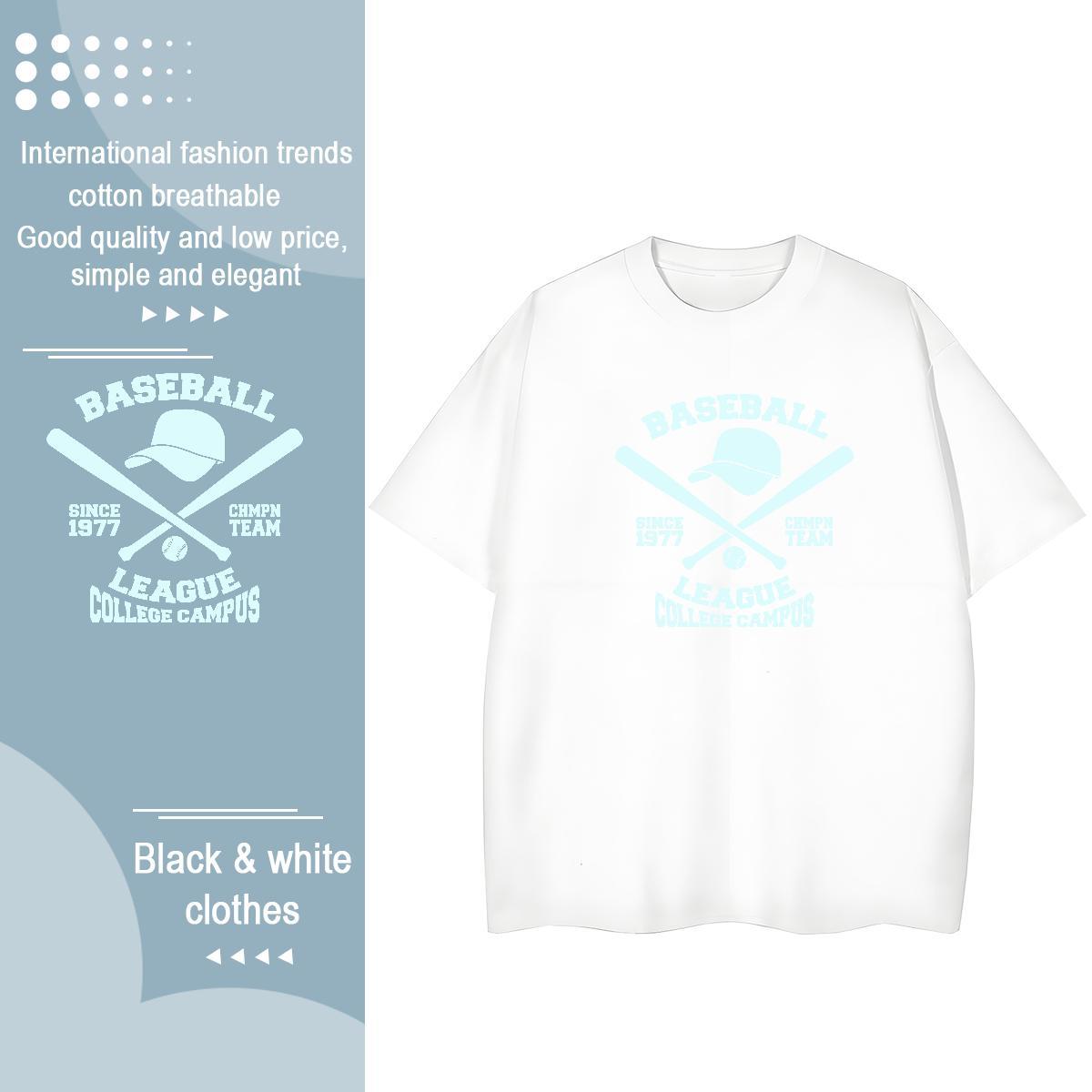 Designer Women Tshirts 230g 100% Cotton letter Street Wear Womens T Shirts Round Neck Short Sleeve DIY Anime Tees Shirts
