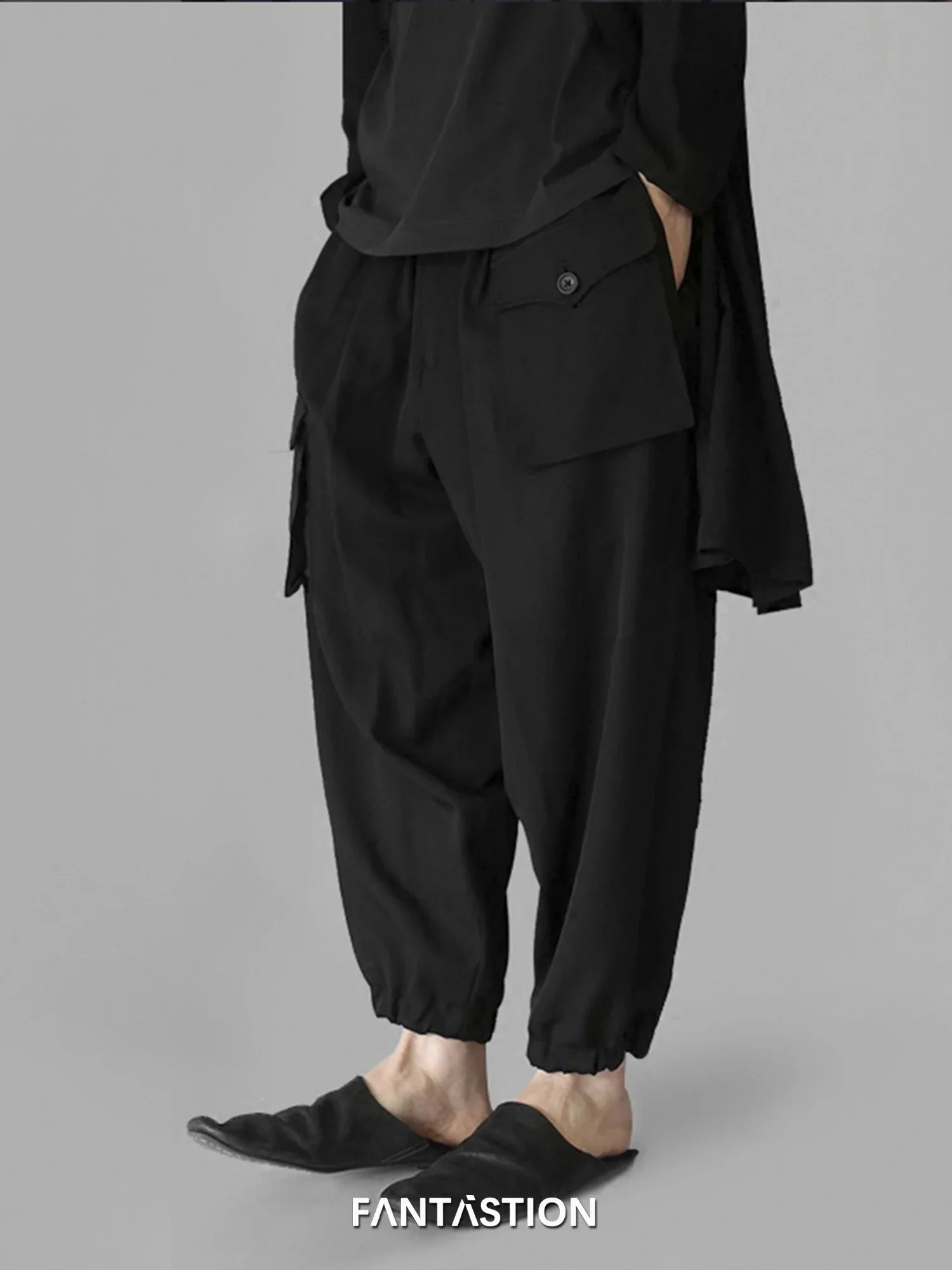 FANTASTION UNSINEX mens pants cargo Korean clothing casual wide leg 240823