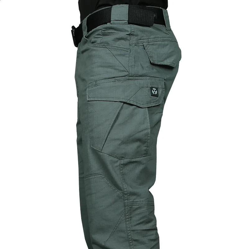 highquality waterproof cargo pants solid sports Trouser outdoor straight mens tactical 240821