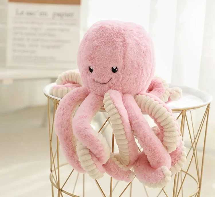 Super cute simulated octopus pendant plush filled soft toy animal home accessories doll childrens gift W240821 - view 5