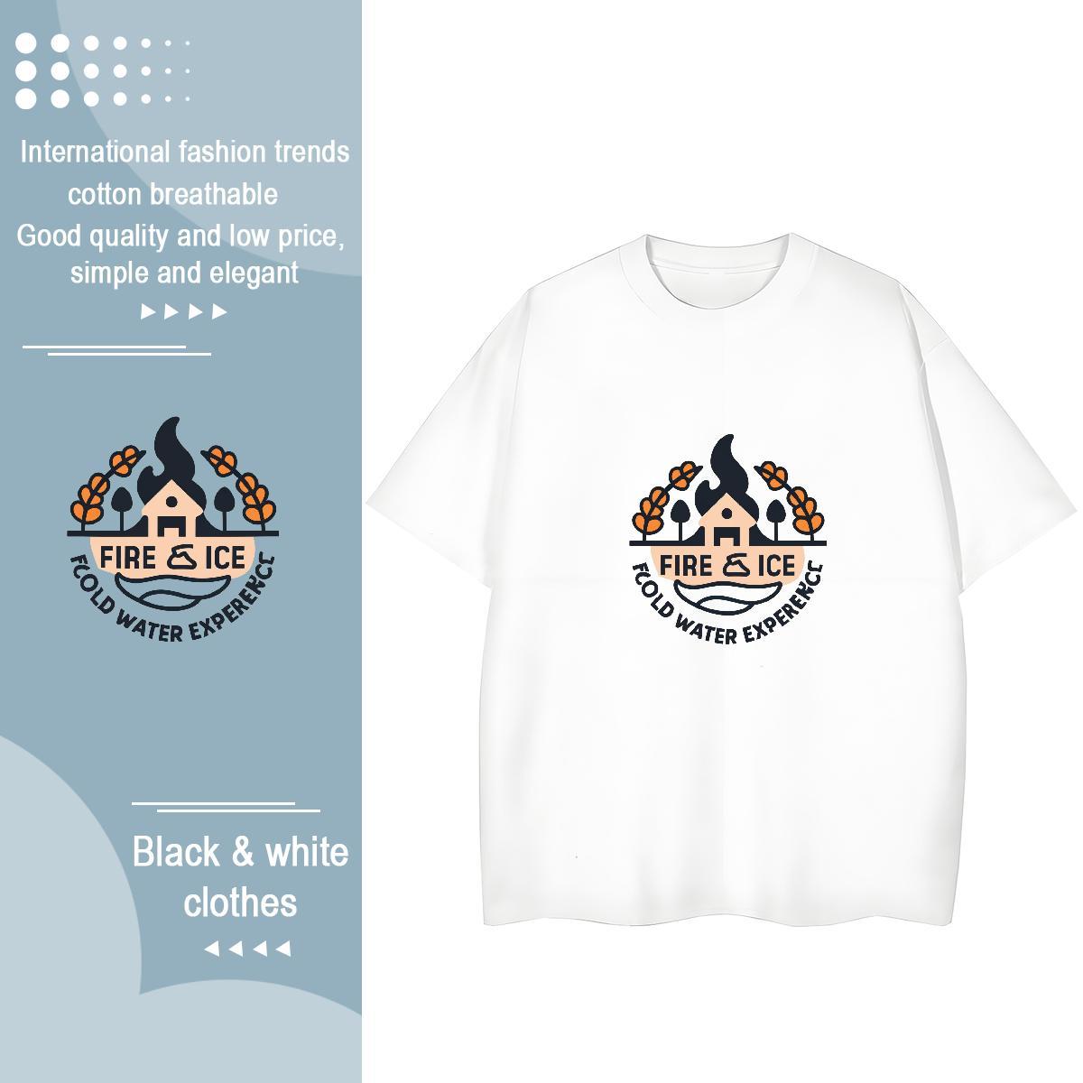 Free Shipping Women Tshirts 100% Cotton 230g letter Spring Summer T shirt O Neck Short Sleeves Cartoon Print Top Tees