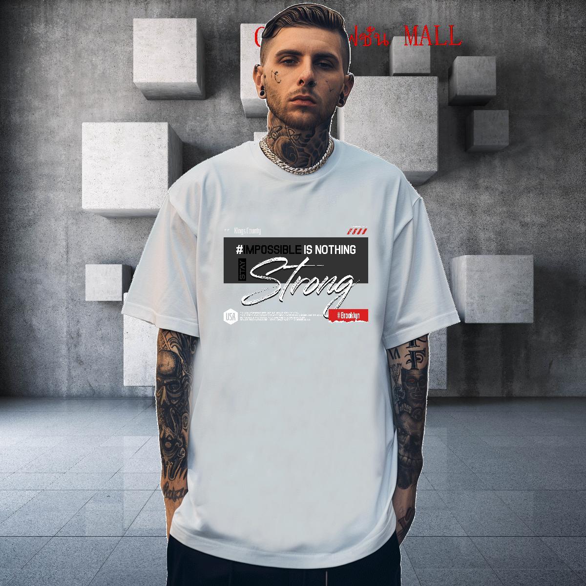Soft Men Tshirts Sport 230g 100% Cotton Cartoon Printing L-4XL Breathable Short Sleeve strong Men T Shirts DIY Customized Top Tees