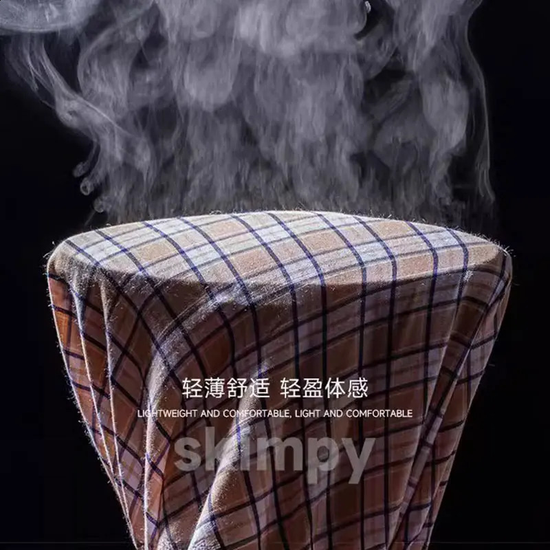 mens long-sleeved shirt spring summer business leisure work clothes cotton plaid non-ironing high quality breathable 240822