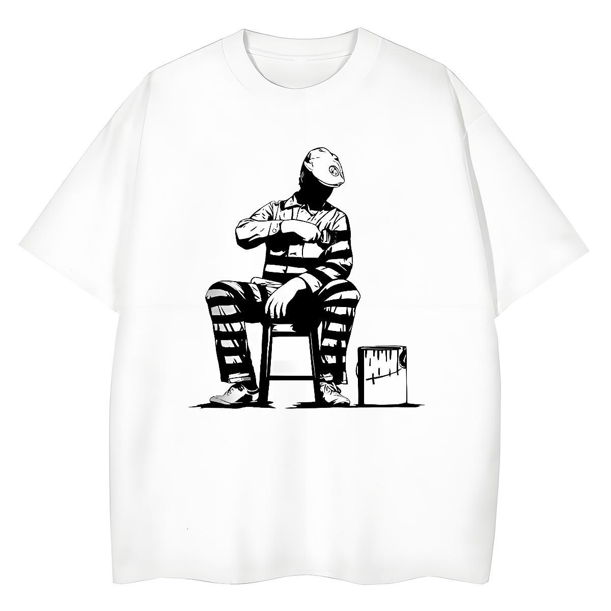 Fashion Casual T Shirt For Woman 230g Pure Cotton Breathable Short Sleeve High Street Hip Hop character Women Tees Unisex Anime Polos