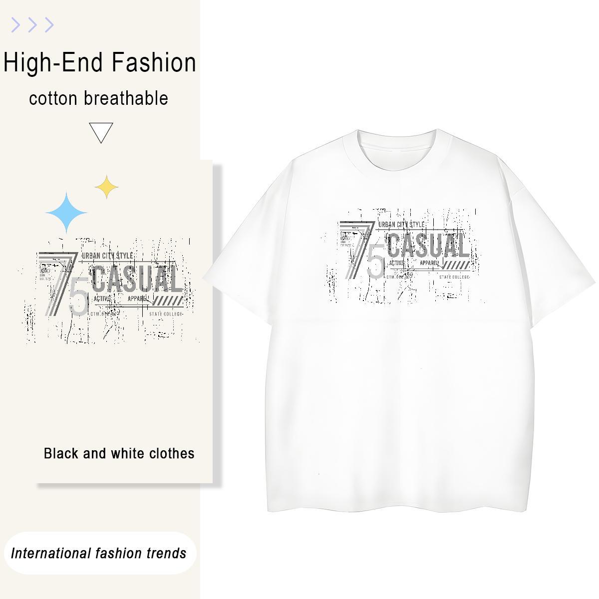 Free Shipping Lady T shirt 230g Pure Cotton letter High Street Hip Hop Woman T Shirts Crew Neck Custom Print Plus Size Tees Shirts