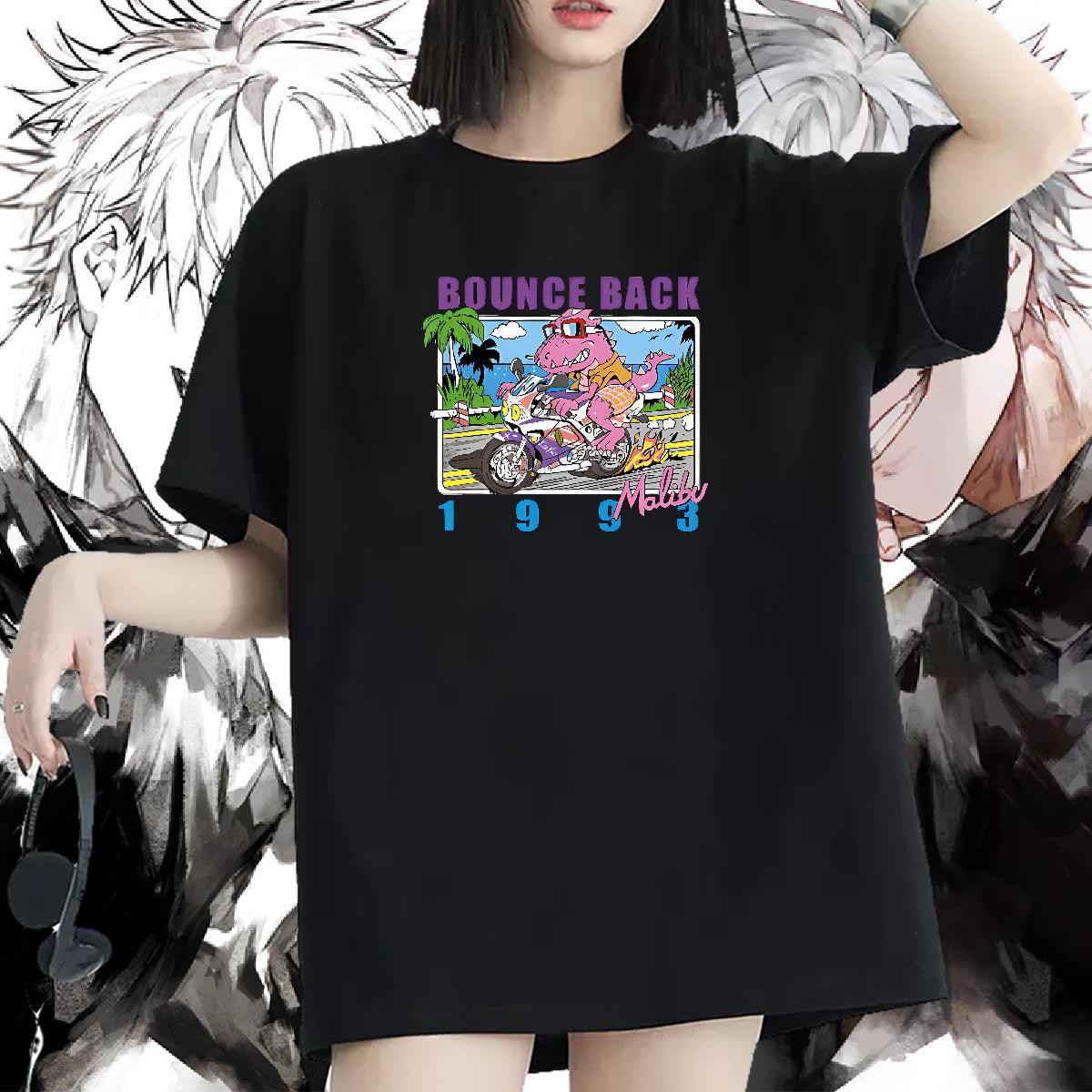 5A Lady T shirt 230g Pure Cotton painting Hip Hop Women T Shirts Short Sleeve O-Neck Custom Cartoon Tops