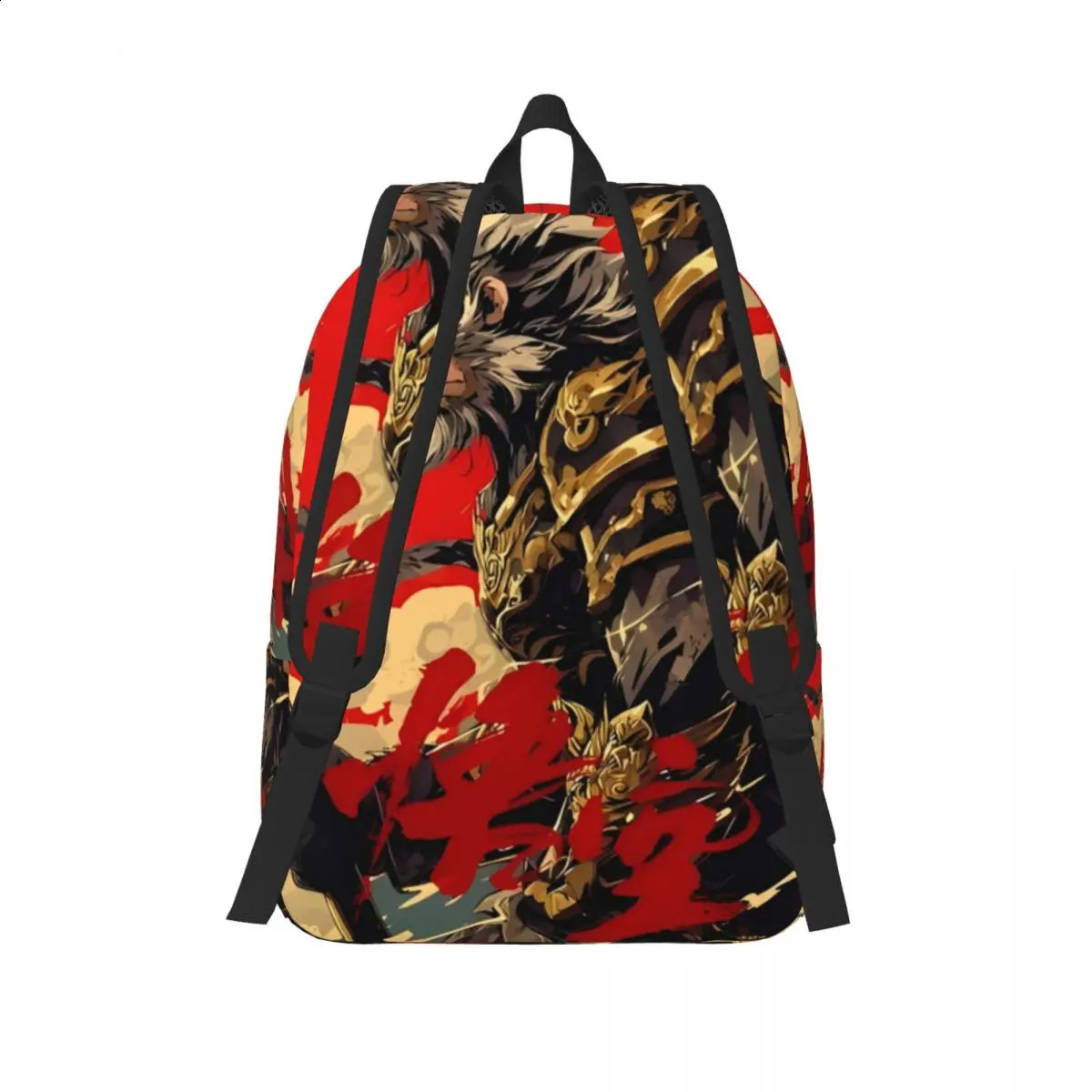 Black Mythical Monkey King Leisure Backpack Durable High School Business Game Chinese Japanese Bag Mens Laptop Shoulder 240822