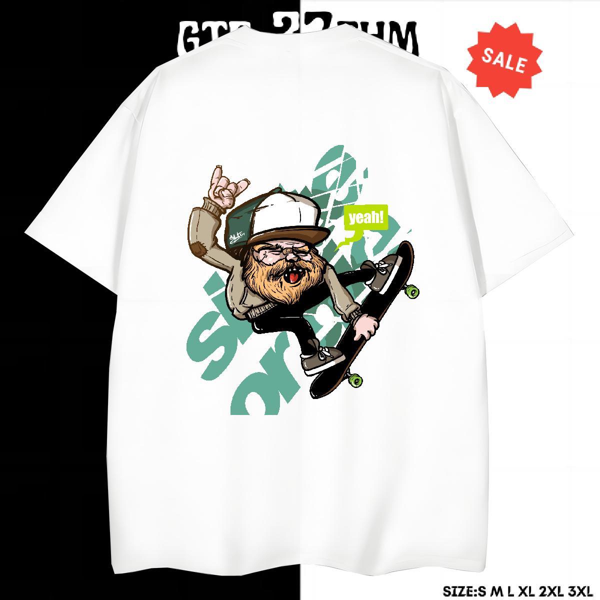 High Quality Men Tops Tees Anime Printing Street 230g Cotton Custom Print Oversized O Neck Short Sleeves skateboarding T-Shirts for Men Stylist Tops S