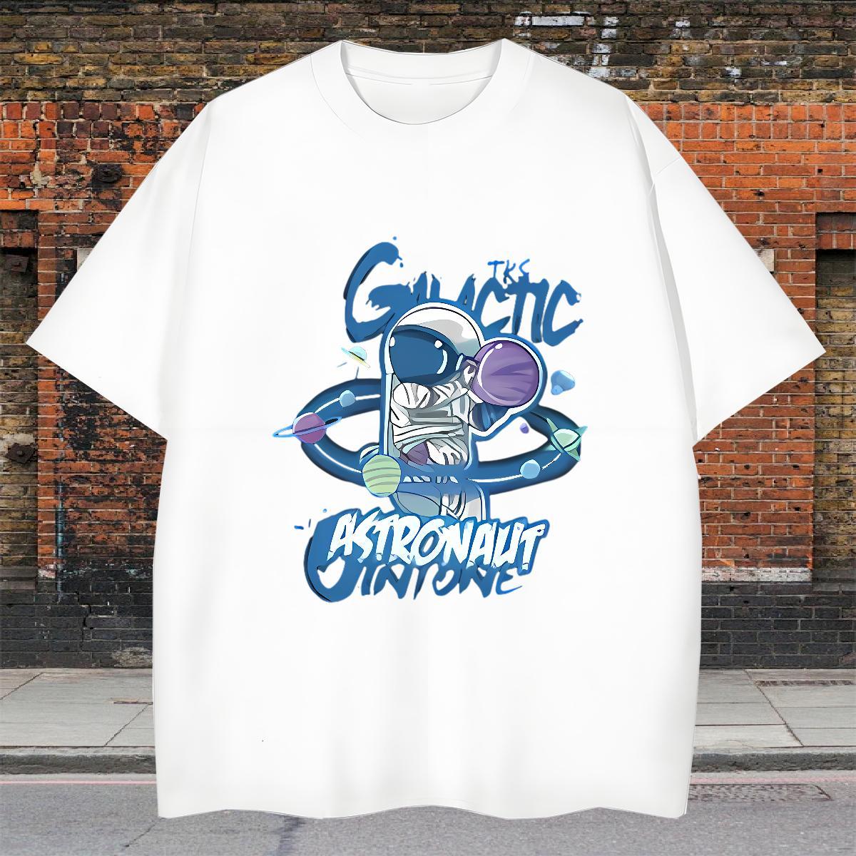 Designer Tshirt for Man Woman Hip Hop 230g Pure Cotton Custom Printed Breathable spaceman T-Shirts for Men Stylist Clothes
