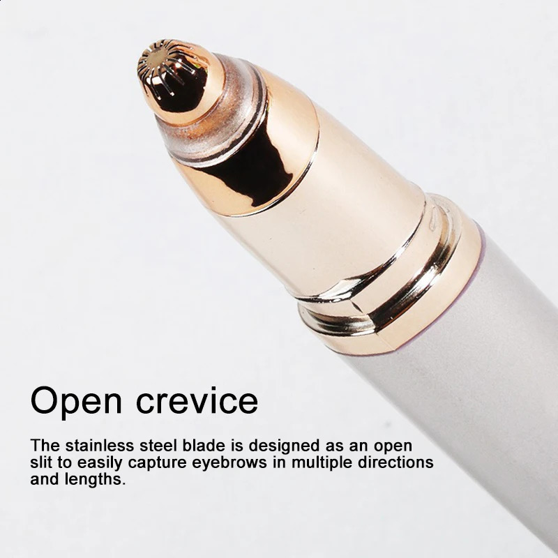 Electric Eyebrow Trimmer Female Pencil Automatic Knife Hair Removal Beauty Makeup 240801