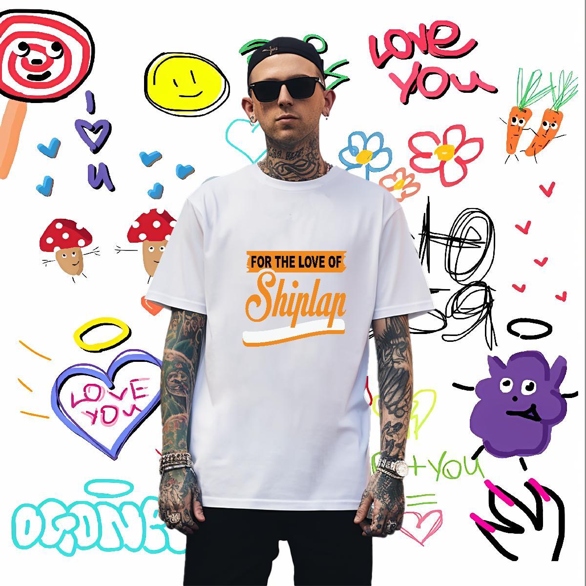 Unisex For The Love T Shirts Men Street Wear Men Tops Tees 230g Pure Cotton New Arrival Breathable Soft Custom Printed Clothes