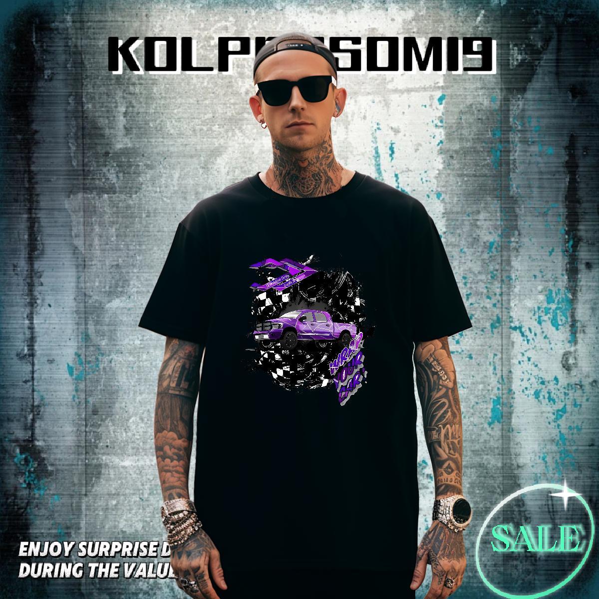 Brand Men Tops Tees Summer Casual 100% Cotton 230g Oversized Breathable Soft car T Shirts Men Wholesale Tops Shirt