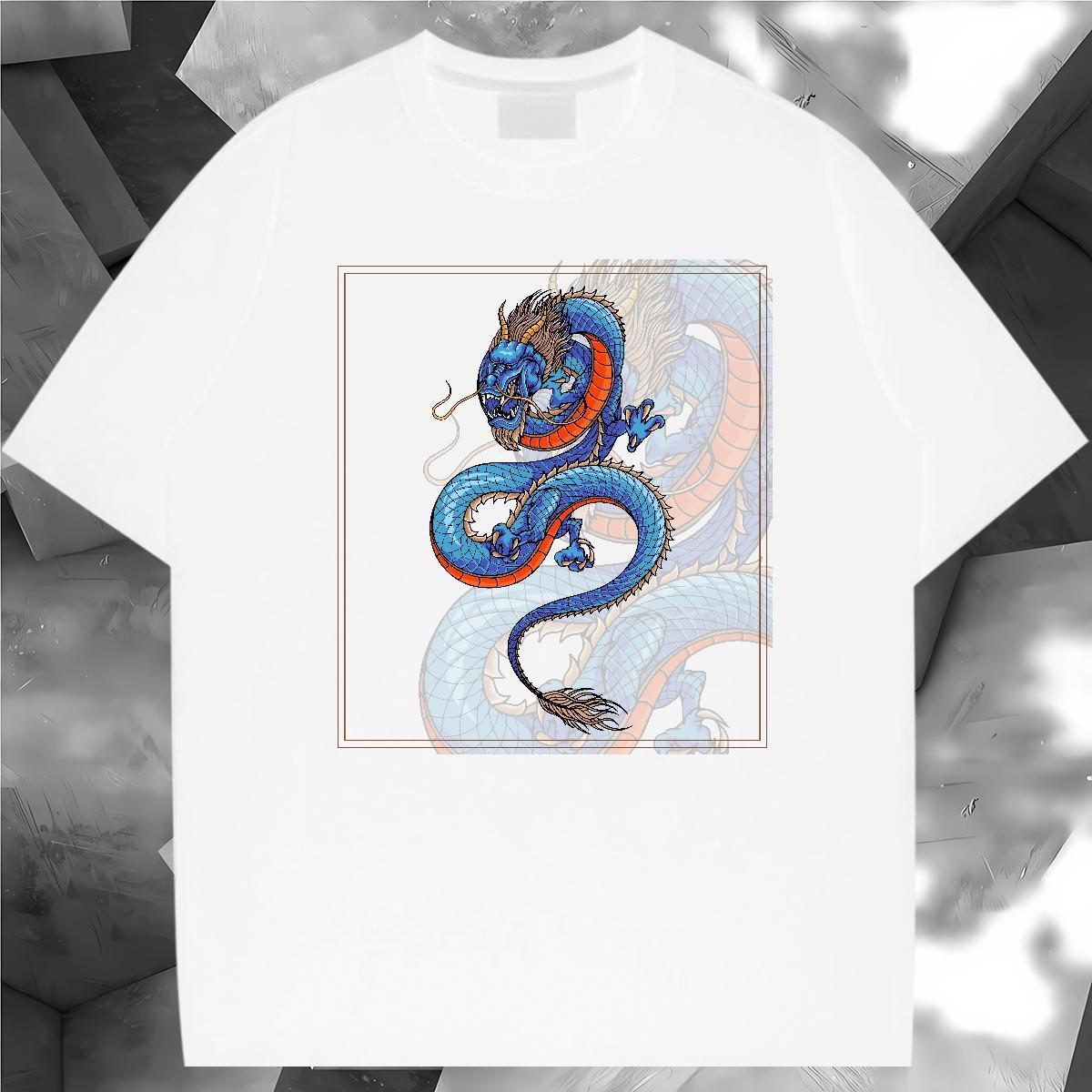 Soft fierce T Shirts Men Daily Wear Men Tshirts 230g Pure Cotton Classic Casual Short Sleeve O-Neck Custom Anime Tops Tees
