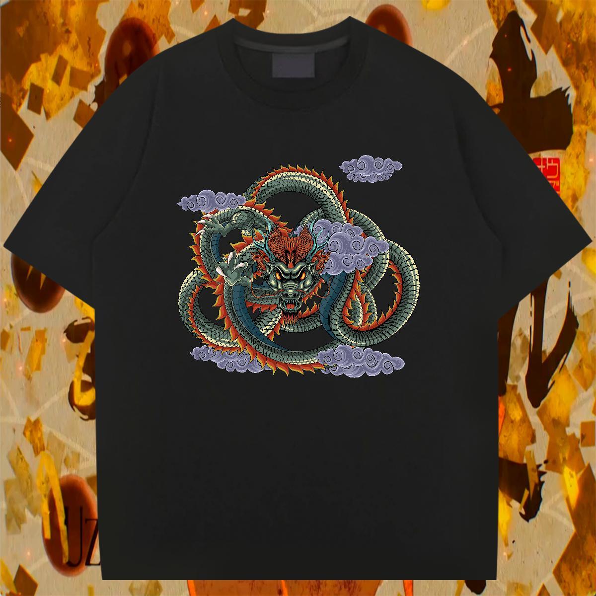 Designer Tshirts Hip Hop 230g 100% Cotton Custom Big Size Pure Cotton fierce T shirt Customized Clothes