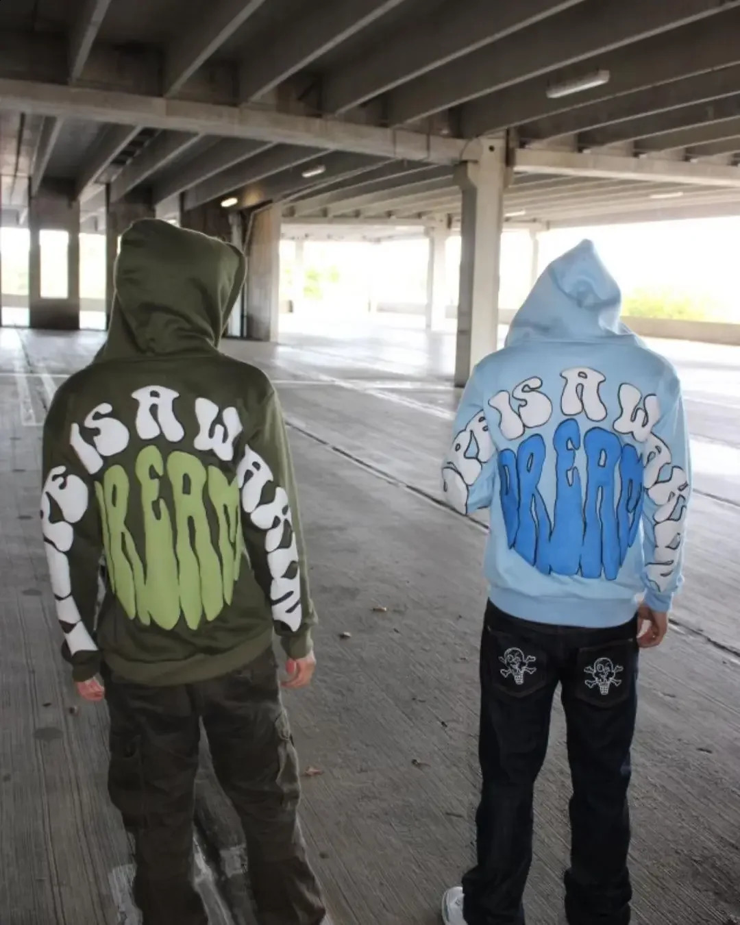 Harajuku UNSEEN VISION Hoodies Women Graphic Y2k Top Oversized Hoodie Couples Sweatshirt Streetwear Goth Clothes Men Clothing 240822