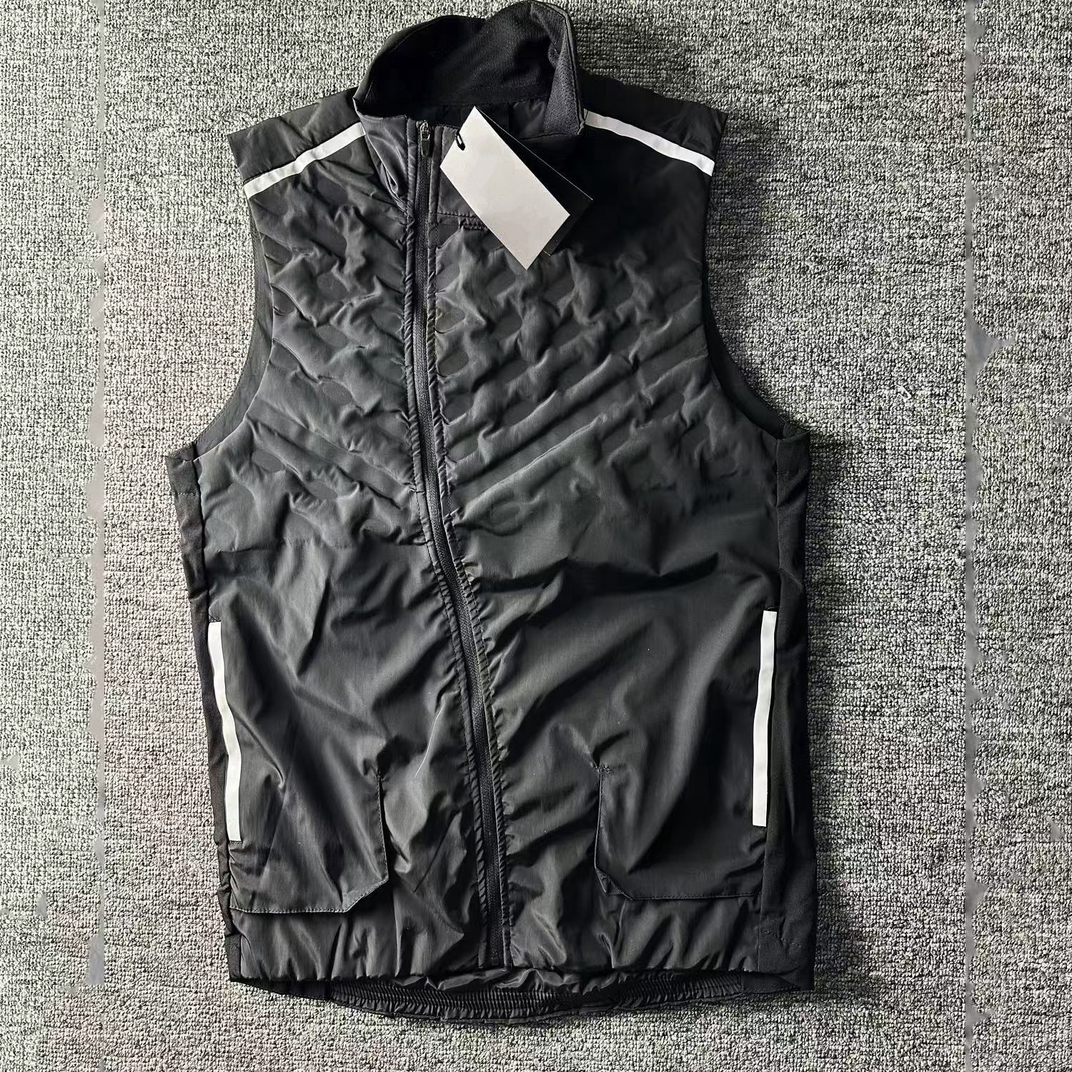 Style mens sports sleeveless vest jackets warm gilet designer winter autumn coats black women sport waistcoat outdoor reflective down puffer jacket loose parka