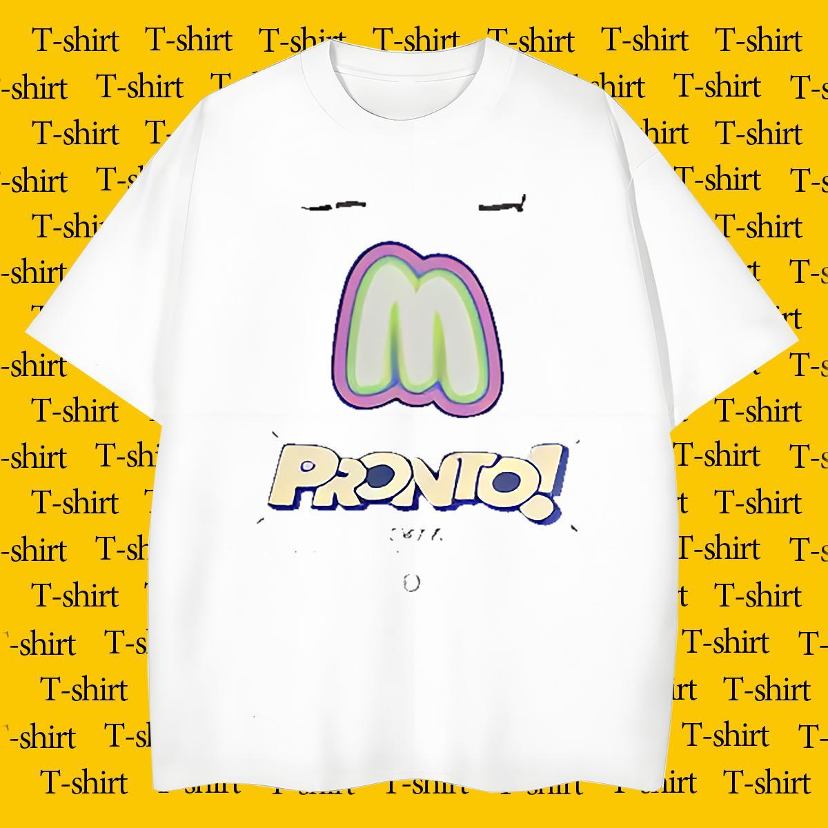 Brand Men Clothes T-Shirt Spring Summer 230g Cotton Graphic Breathable Short Sleeve letter Mens T Shirts 2024 New Polos