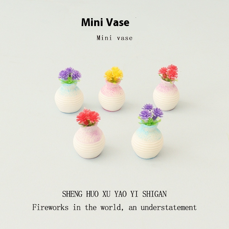 Dollhouse Miniature Vase Decoration Small Ornaments Creative Resin Crafts Micro Landscape Scene Shooting Model