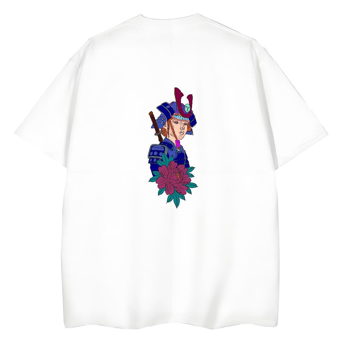 Stylist T Shirt For Woman 230g 100% Cotton Short Sleeve O-Neck Hip Hop portrait Lady T shirt Soft Customized Tshirts