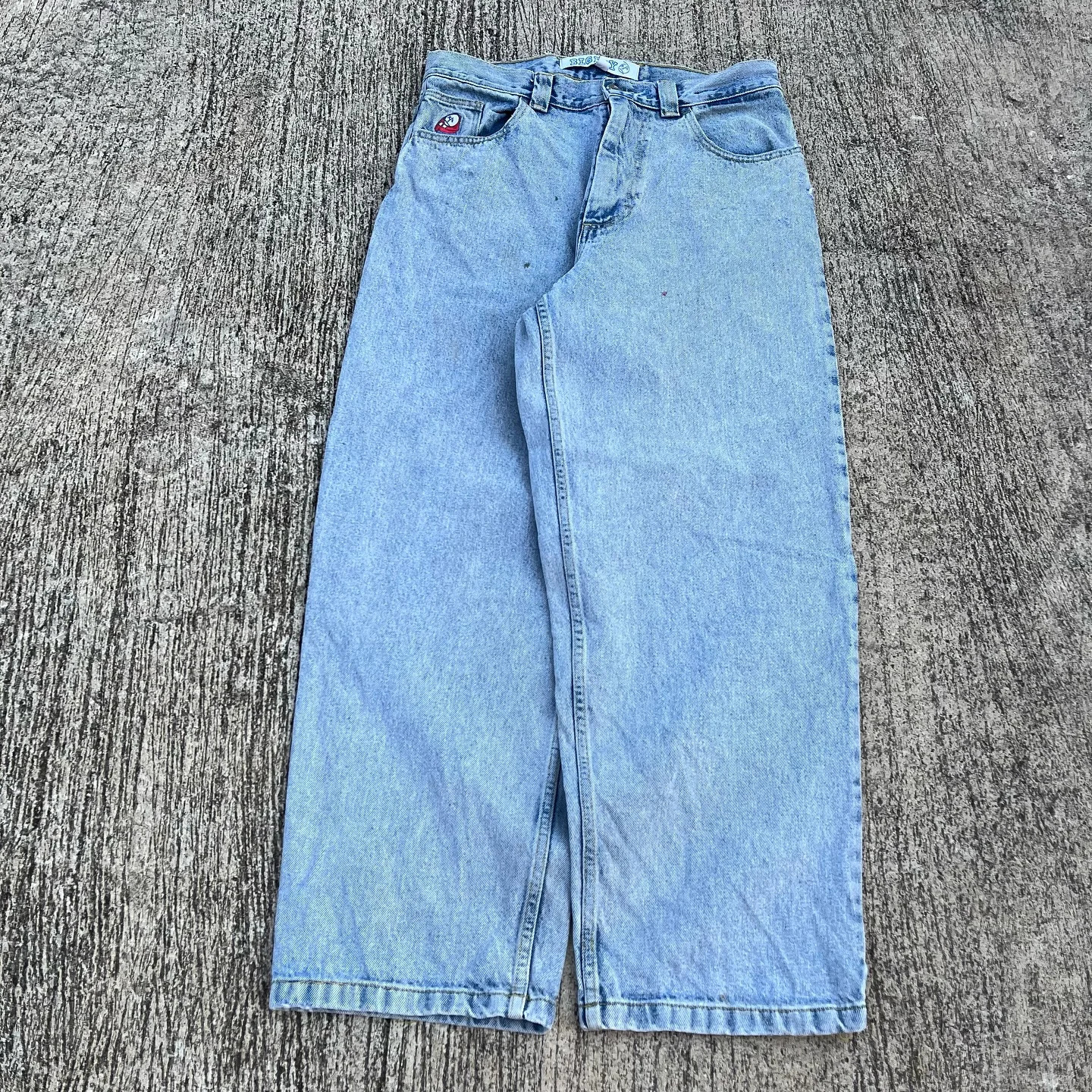 Y2k Baggy Jeans Women Jeans Sky Blue Wide Denim Pants Oversize Cargo Fashion Male Clothes Streetwear Trousers High Waisted Jeans 240821
