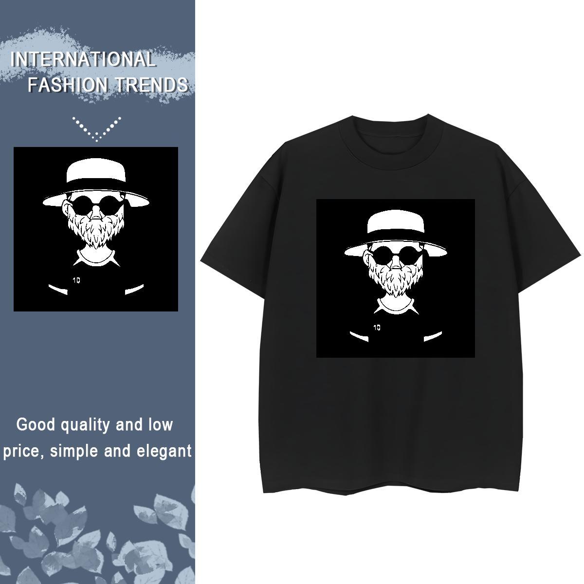 Custom T Shirt For Woman 230g 100% Cotton Breathable Crew Neck Spring Summer skull Lady T shirt Wholesale Cartoon Printing L-4XL Tops Tees