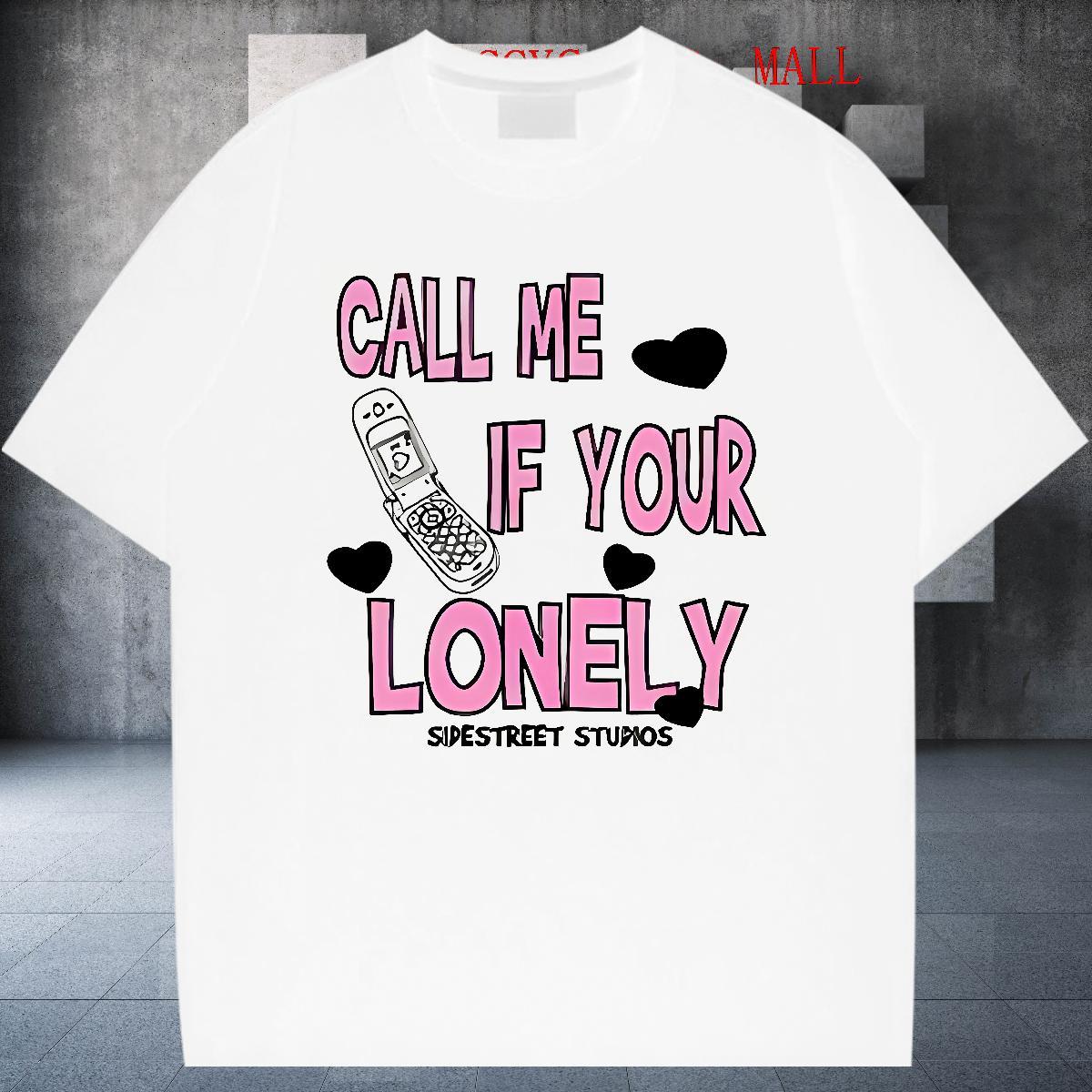 Brand pink Mens T Shirts Summer Casual Men Tops Tees 230g 100% Cotton Customized Breathable Crew Neck Anime Tee Shirt