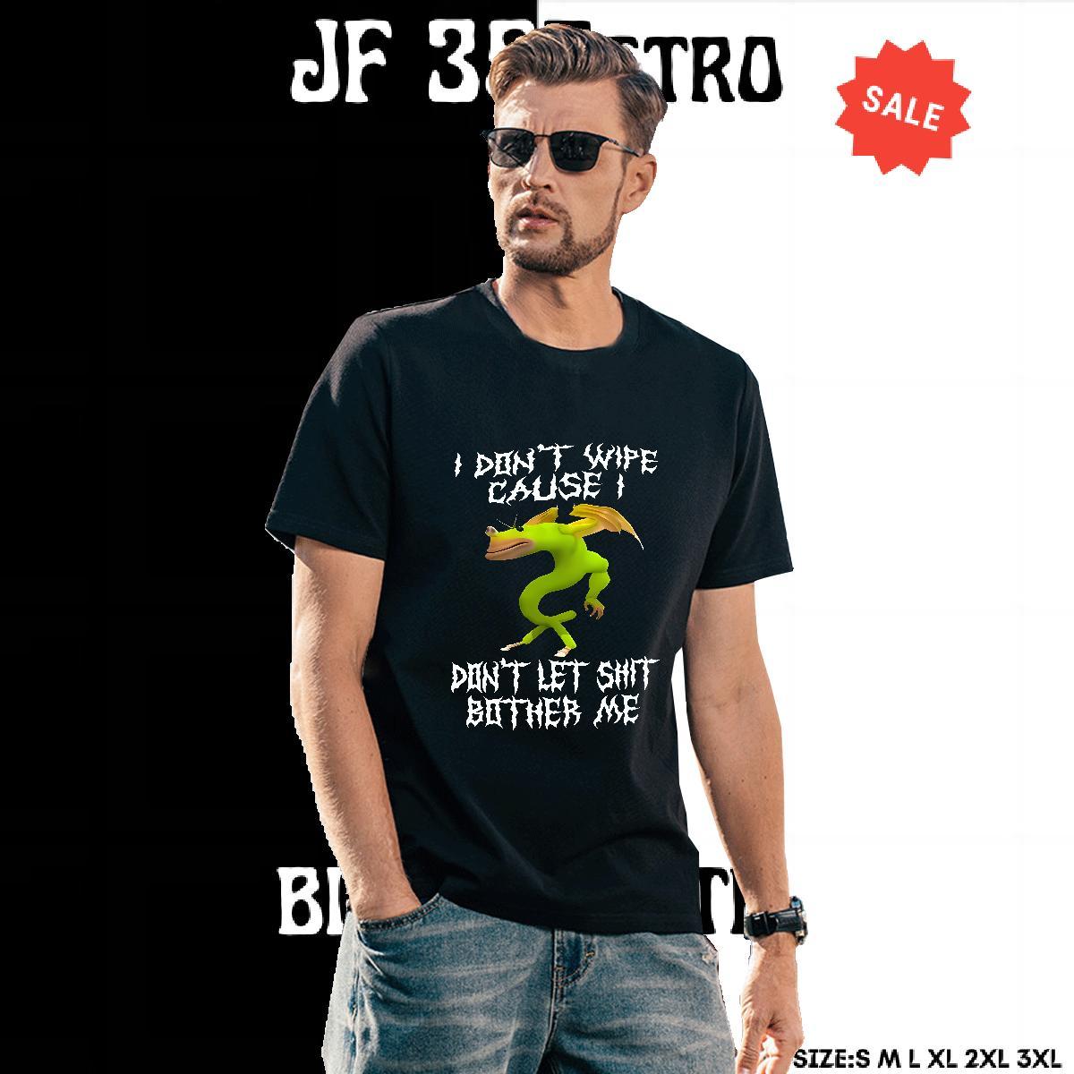 Free Shipping Mens T Shirts frog O-Neck Short Sleeve Daily Outfit Custom Cartoon 230g 100% Cotton Mens Tshirts Wholesale Tops Shirt