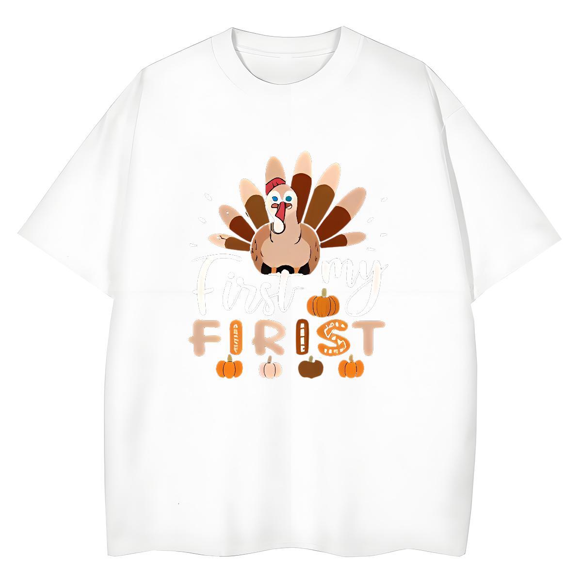 Nice Couples T Shirts 230g Cotton letter Casual Sport Woman T Shirts Crew Neck Cartoon Print Tops