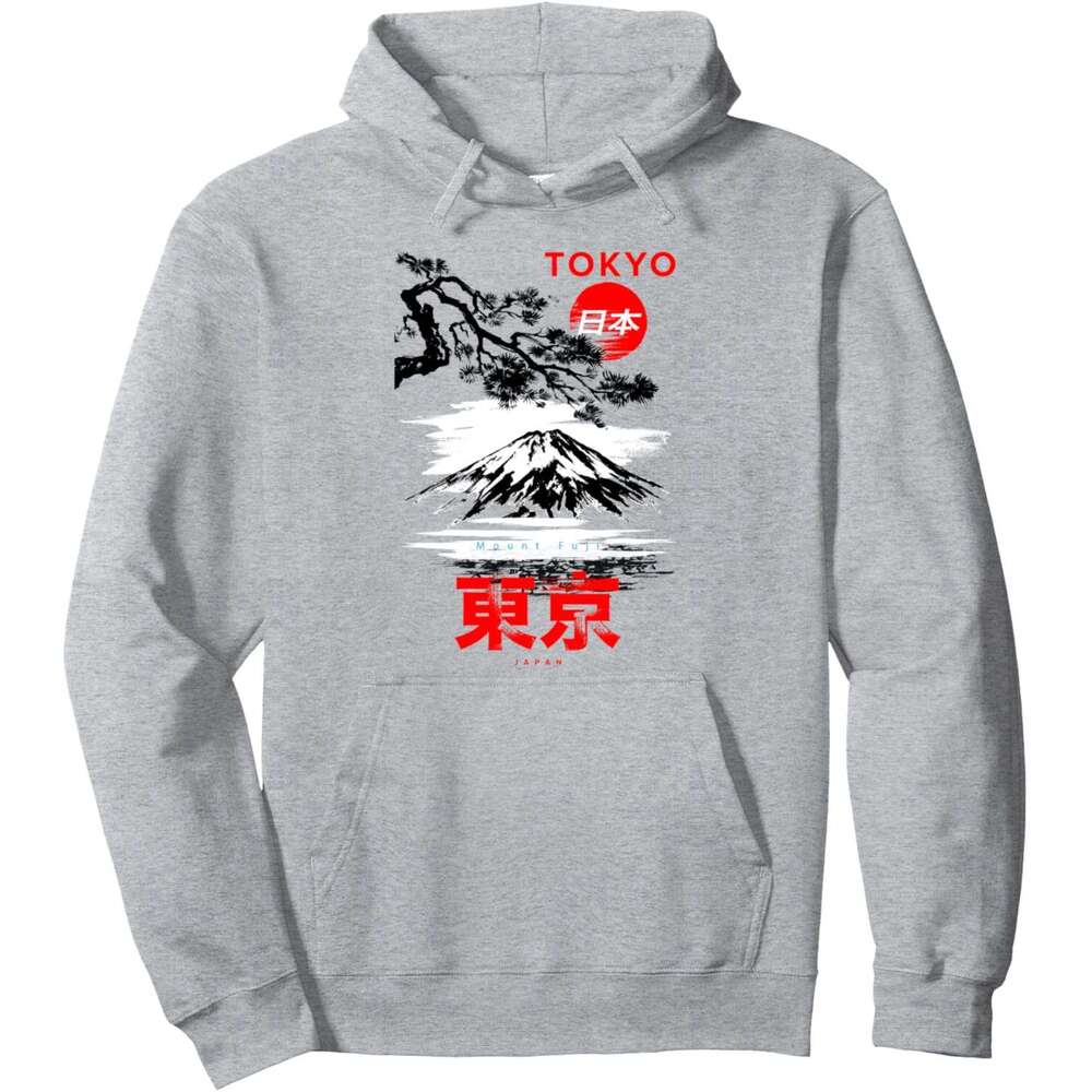 Hoodie for Mens Womens I Love Tokyo Japan Mount Fuji Tokyo Fashion Graphic Pullover Hoodie Graphic Hoodies Sweatshirt Pullover Long Sleeve