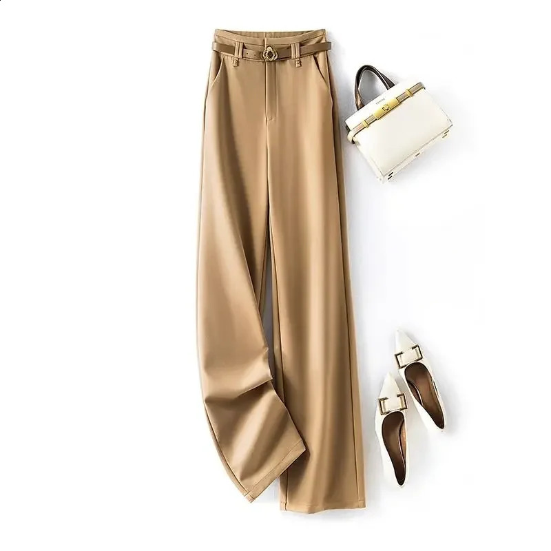 Dress Pants Work Office Long Womens Tailoring Female Trousers Casual Harajuku Slacks All Medium Y2k Streetwear Elastic One Size 240821