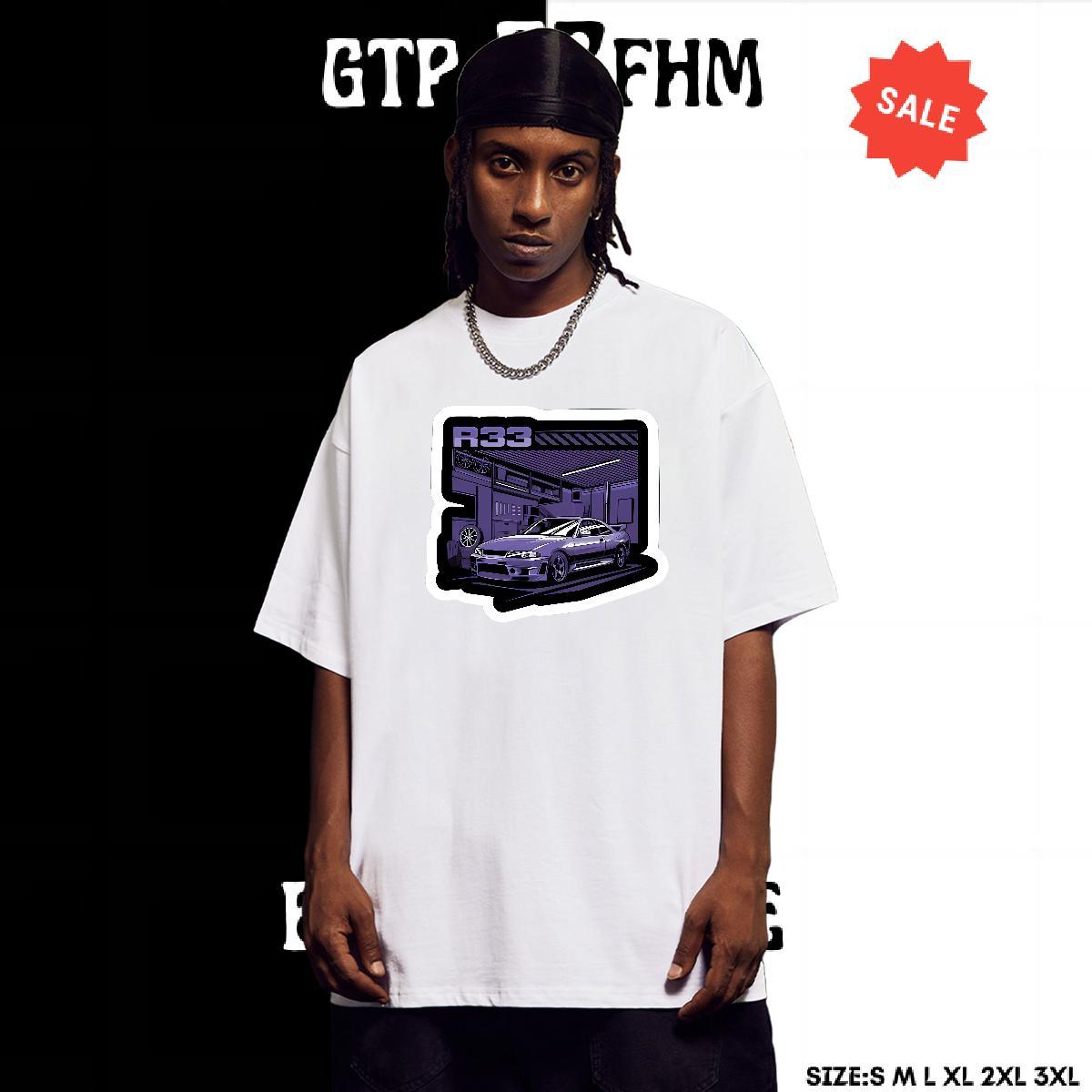 Cool Couples T Shirts Summer Casual 230g Pure Cotton DIY Anime O Neck Short Sleeves car T Shirts Men Designer Top Tees