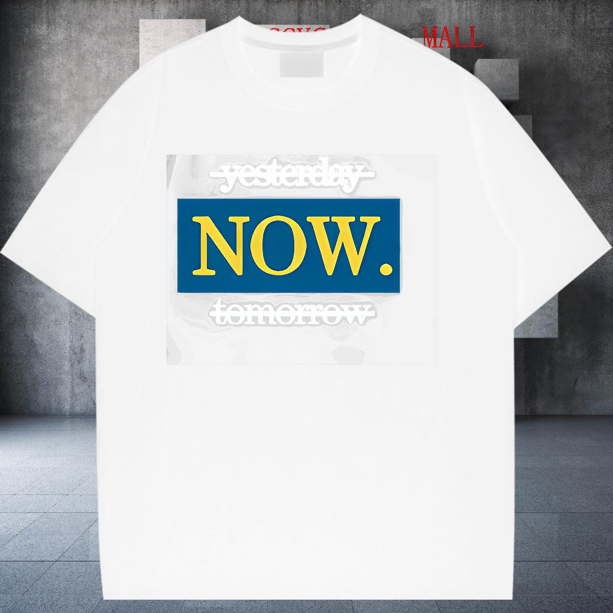 High quality Unisex Tshirts 230g Pure Cotton letter Casual Beach T Shirt For Woman Breathable Crew Neck Cartoon Anime Top Shirts
