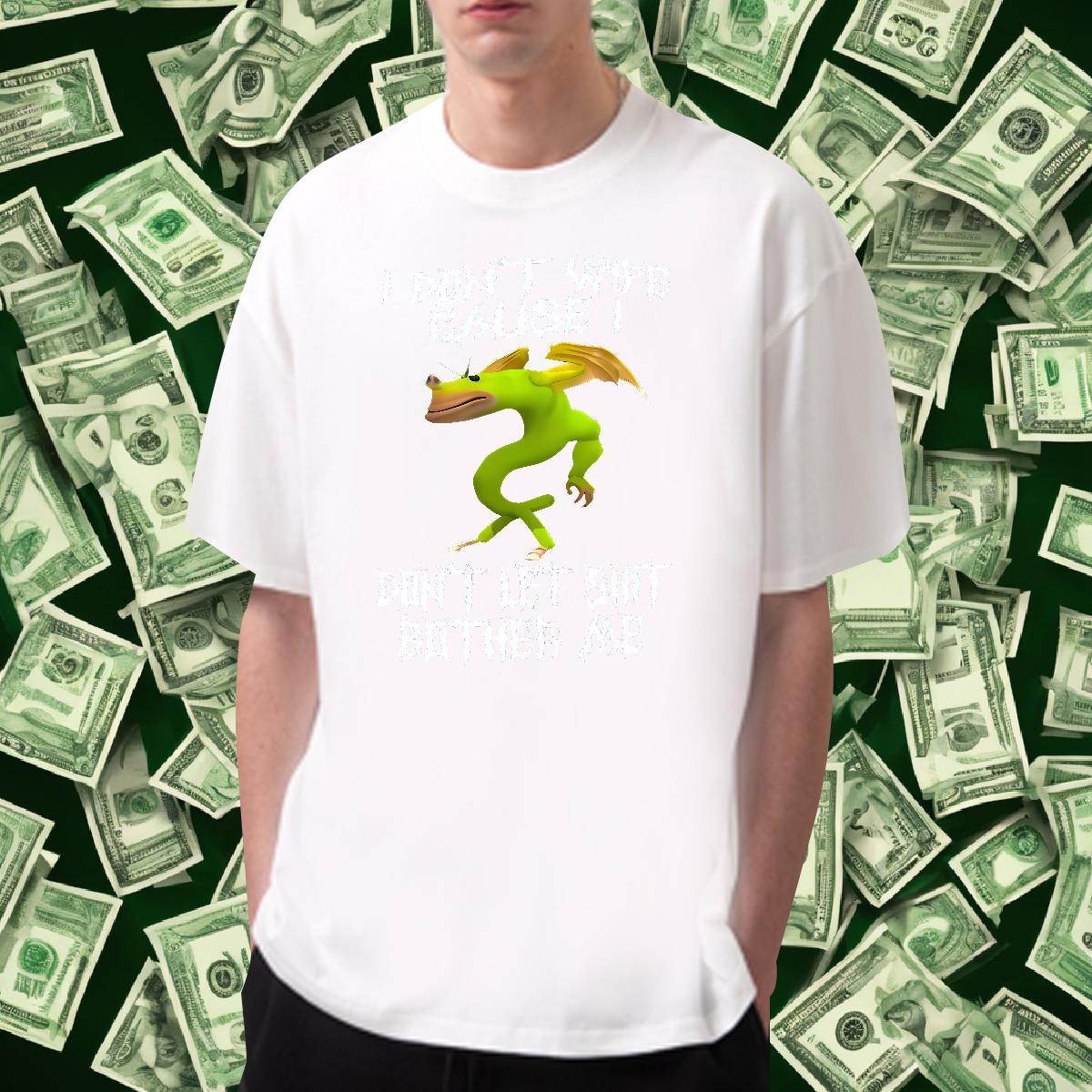 Unisex Men Tshirts Sports Casual 230g 100% Cotton Skull Breathable Crew Neck frog T shirt DIY Tops Tees