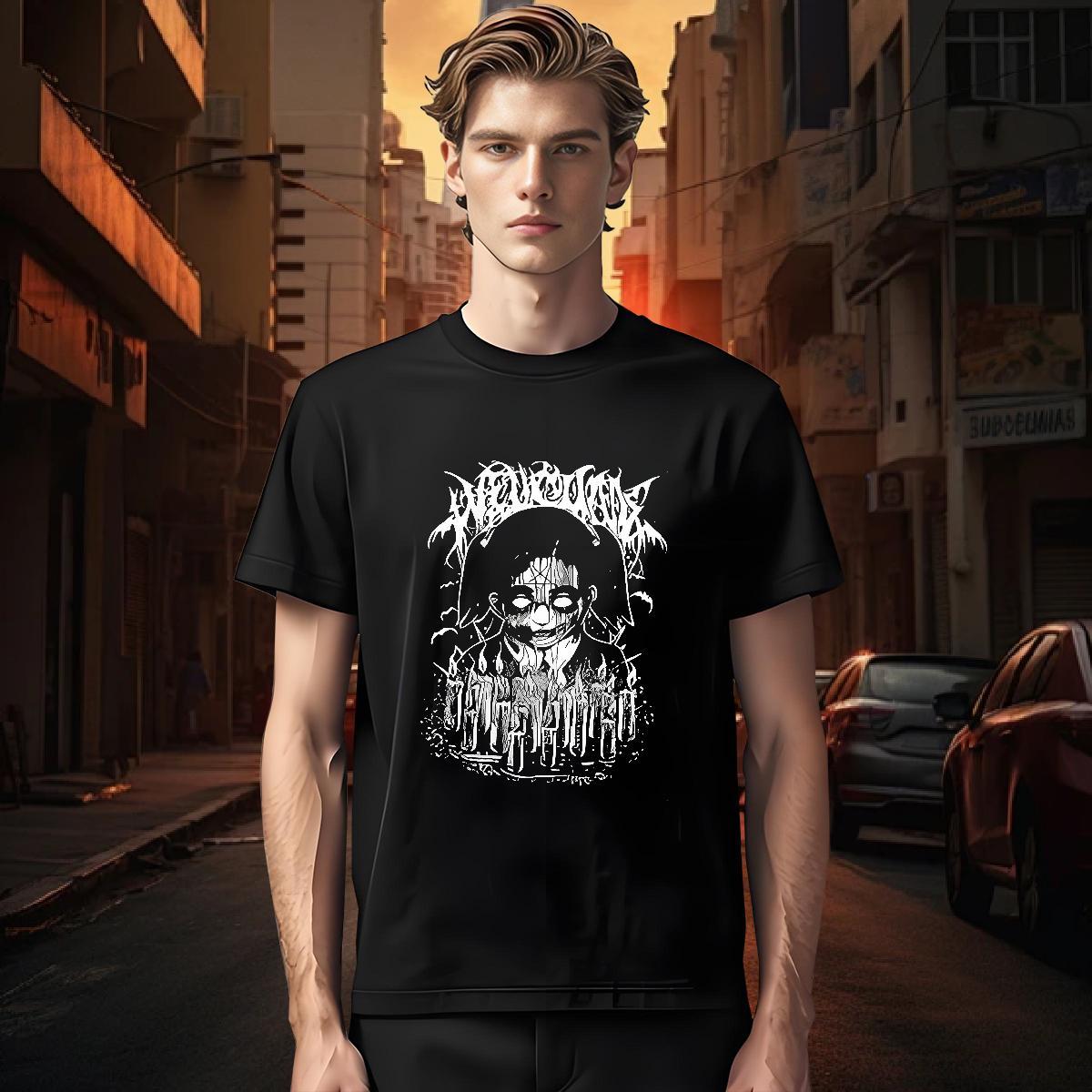2024 Tshirts 100% Cotton 230g Hip Hop Street painting Round Neck Short Sleeve Men T Shirts High Quality Customized Print Tees Shirts