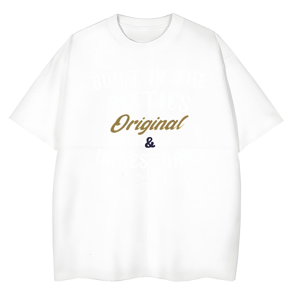 Brand Woman Tshirt 100% Cotton 230g letter Summer Casual Woman T Shirts Crew Neck Anime Oversized Tops Tees