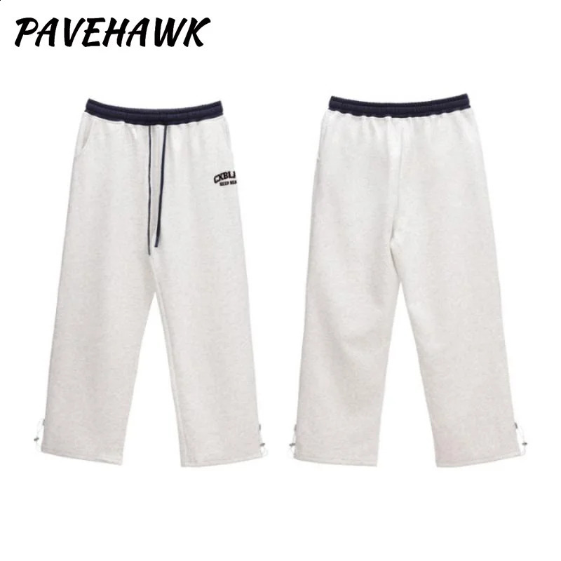 Women Y2K Wide Leg Pant Streetwear Hip Hop Dance Casual Drawstring Sweatpants Pockets Loose Sports Classic Baggy Track Pants 240821