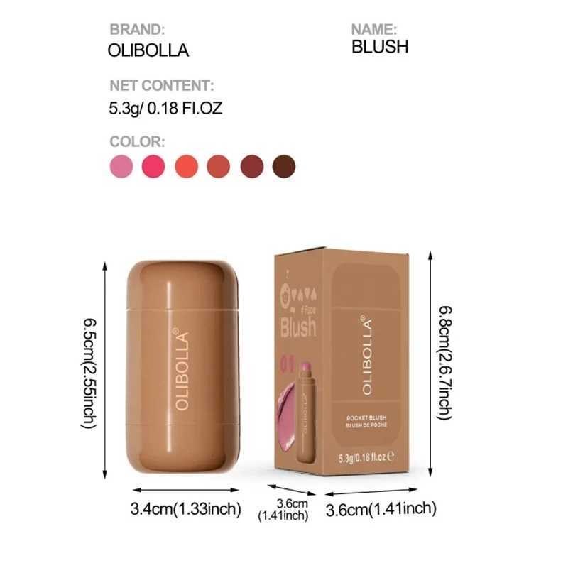 Multi-use Blush Stick For Lips Cheeks Long-lasting Contouring Portable Pocket Blush Soft Natural Flushed Makeup Look Hot NewXJ240821