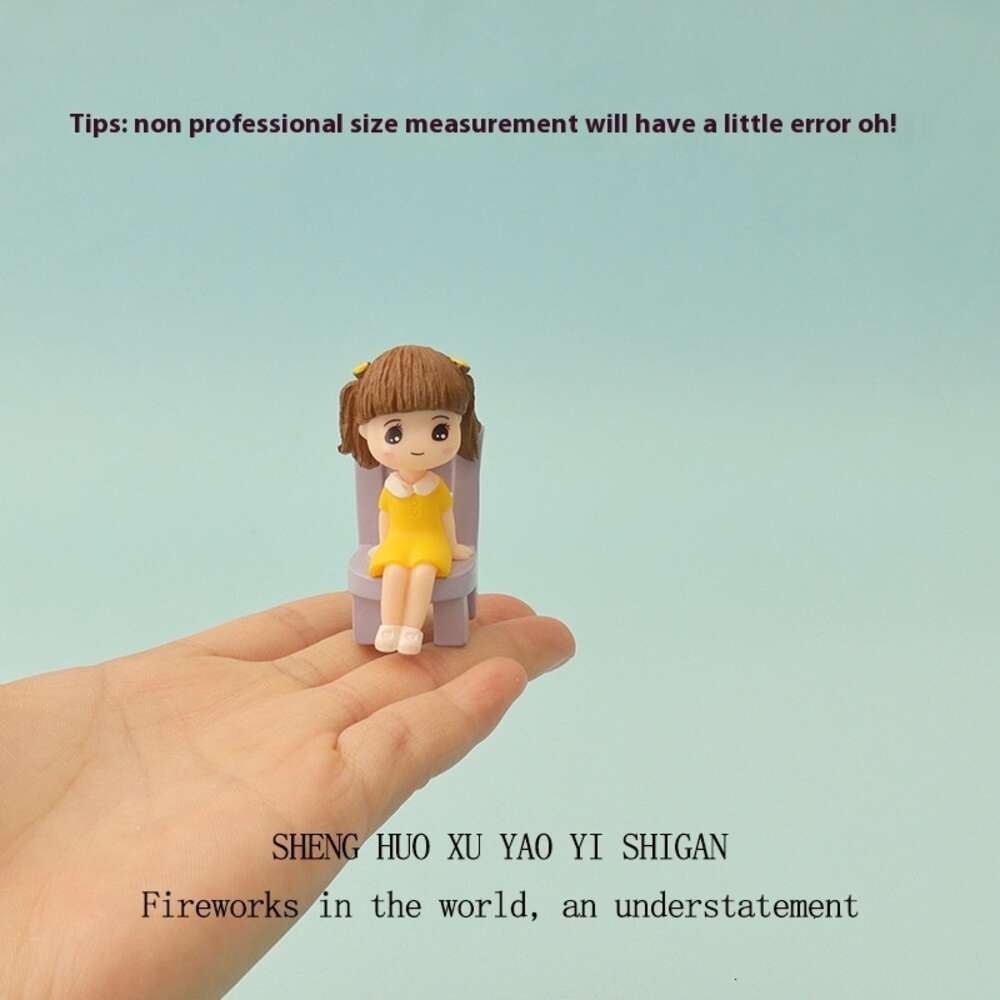 Miniature Simulation Mini Ins Piano Guitar Boy Instrument Performance Micro Landscape Scene Baby House Decoration DIY Accessories