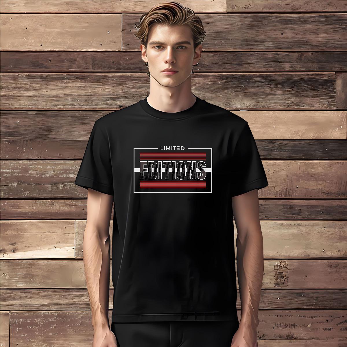 High Quality editions Mens T Shirts High Street Hip Hop Couples T Shirts 230g Cotton Factory Direct Breathable Crew Neck Custom Print Oversized Wear