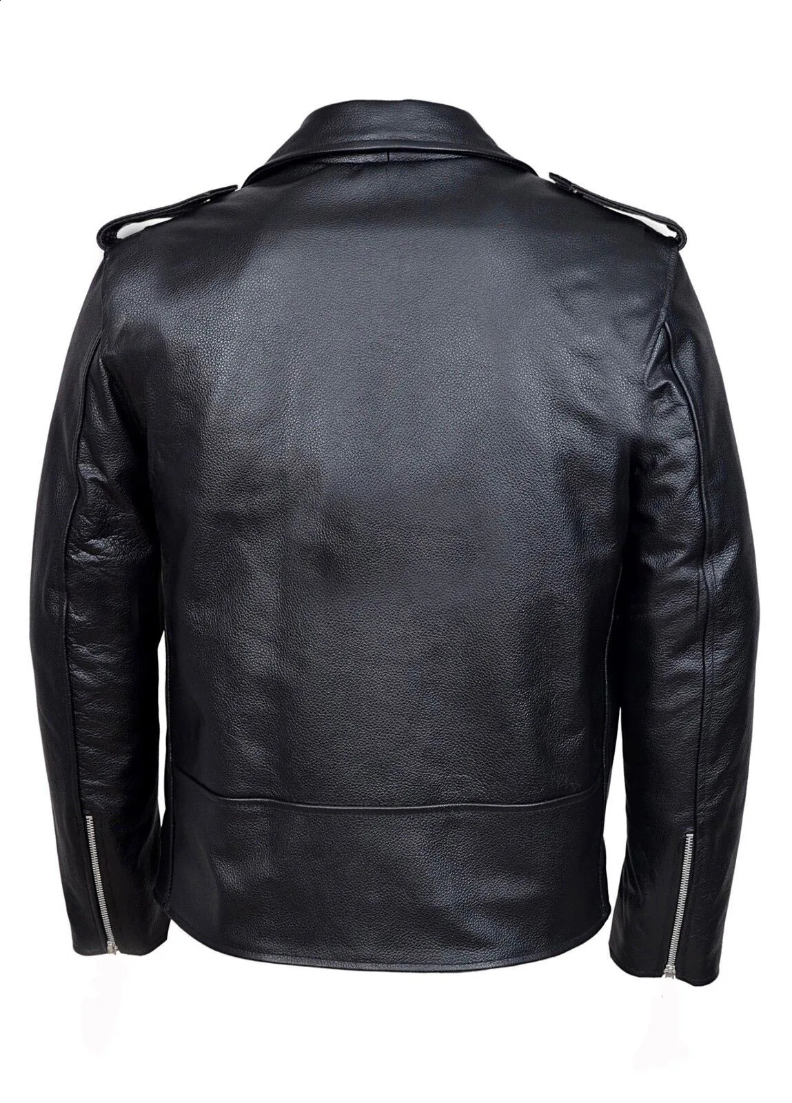 Men PU Leather Jacket Motorcycle Fashion Slim Fit Leather Coat 240822
